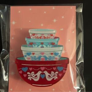 Colorful Nesting Bowls Brooch